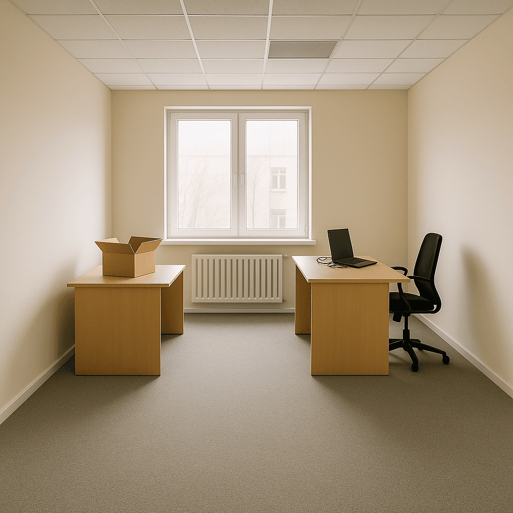 Büroreinigung — Nachher