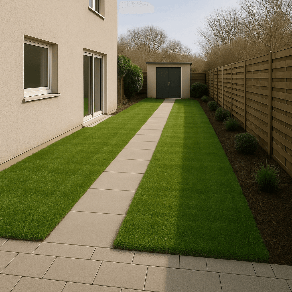 Gartenpflege — Nachher
