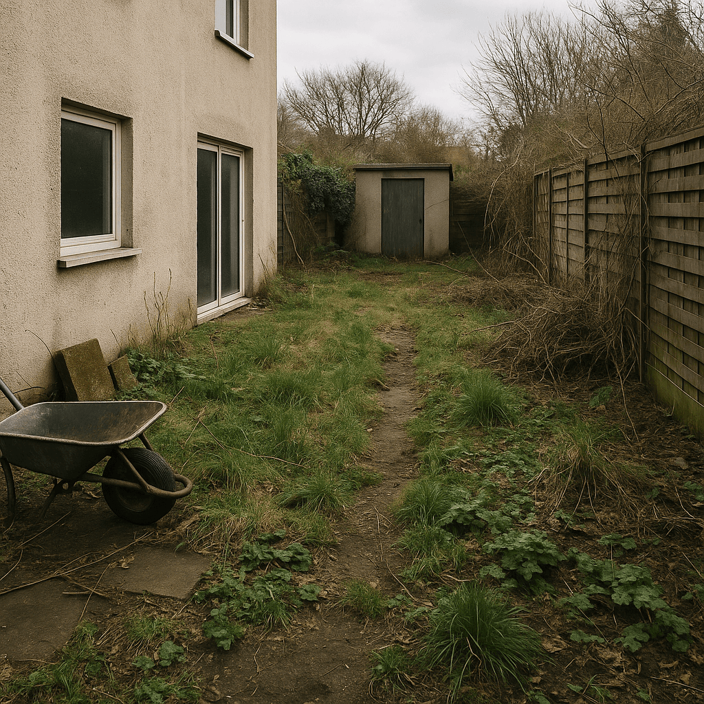 Gartenpflege — Vorher
