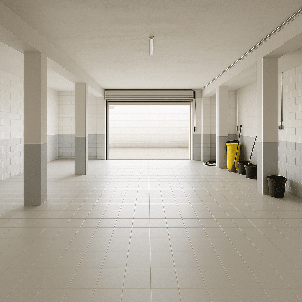Garagenreinigung — Nachher
