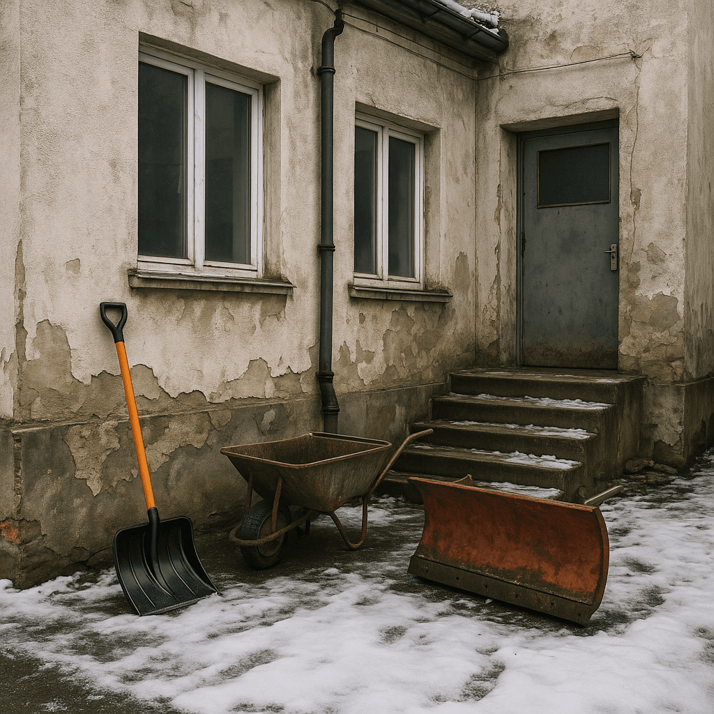 Winterdienst — Vorher